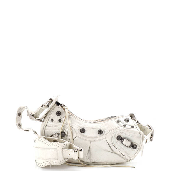 Balenciaga XS Le Cagole Giant Studs Shoulder Bag Leather